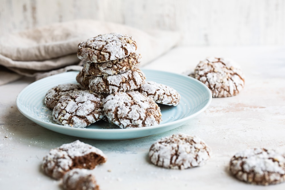 Hazelnut Crinkle Cookies | Bake or Break