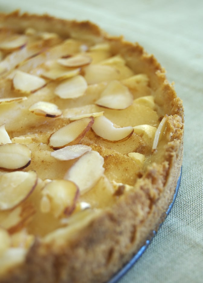 pear tart recipe almond paste