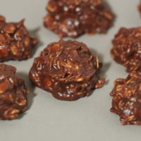 Nutella cookies are arranged on a countertop.