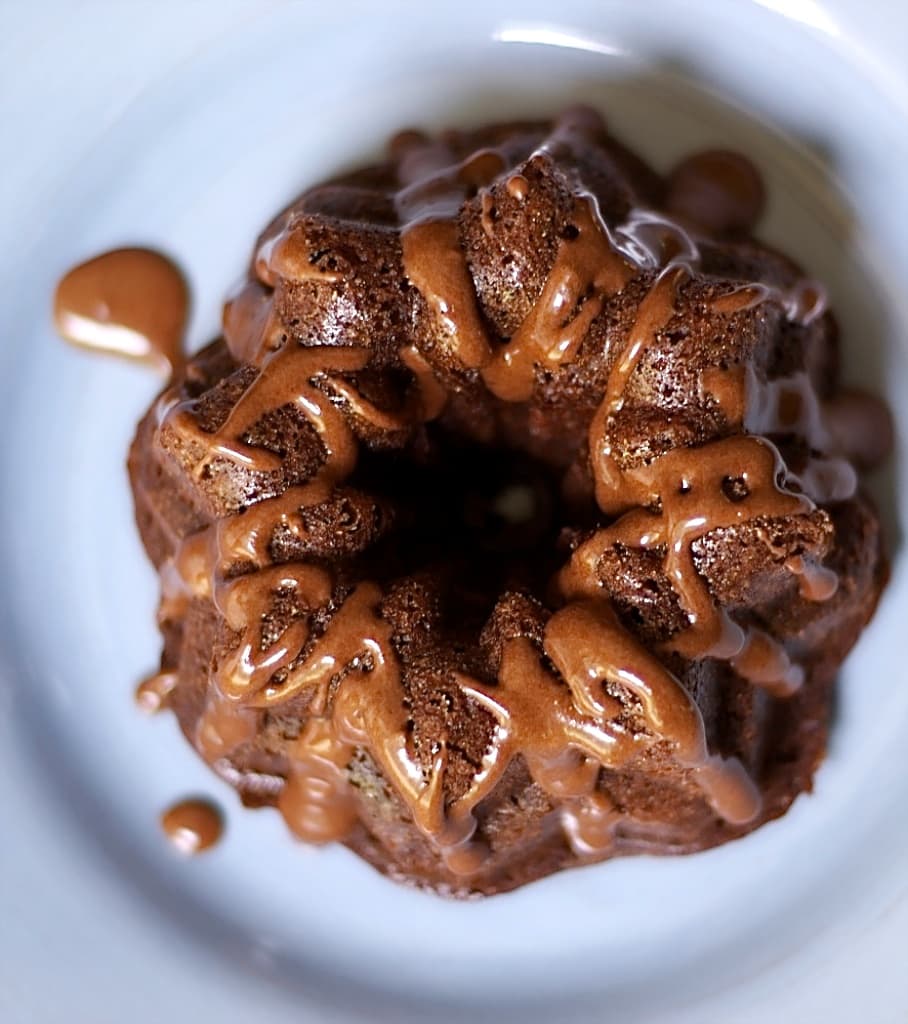 Mini Chocolate Bundt Cakes With Peanut Butter Filling Bake Or Break