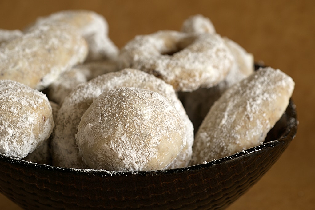 Hazelnut Crescent Cookies