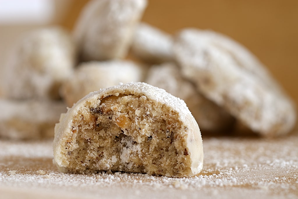 Hazelnut Crescent Cookies