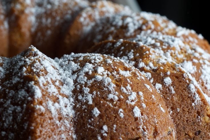 Sour Cream Hazelnut Bundt Cake