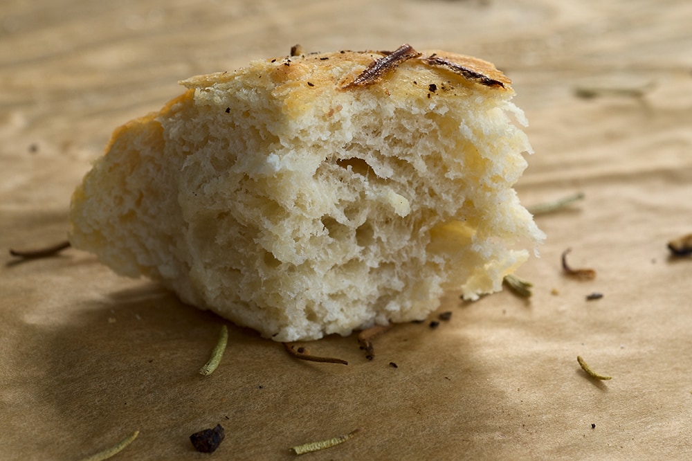 Focaccia with Onion and Rosemary is the perfect companion to a hearty meal. Topped with onion, rosemary, salt, and pepper, it's so full of amazing flavor! - Bake or Break