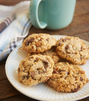 Favorite Chocolate Chip Cookies served on a plate