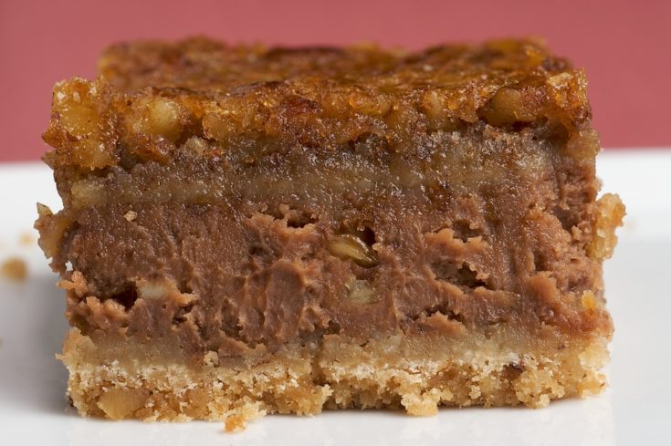 Chocolate Pecan Cheesecake Bars