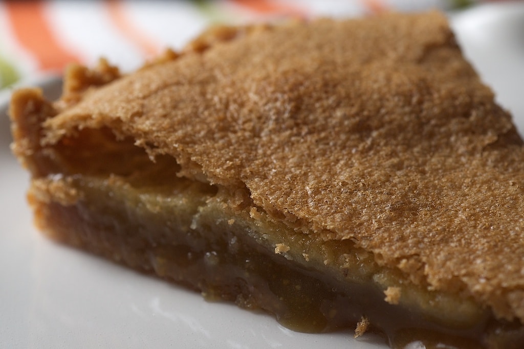 Chewy Chess Tart is a simple, delicious pie that is always a crowd pleaser. Love that vanilla wafer crust!