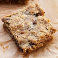 Blueberry Jam Bars combine your favorite jam with a buttery, nutty, oat crust. - Bake or Break