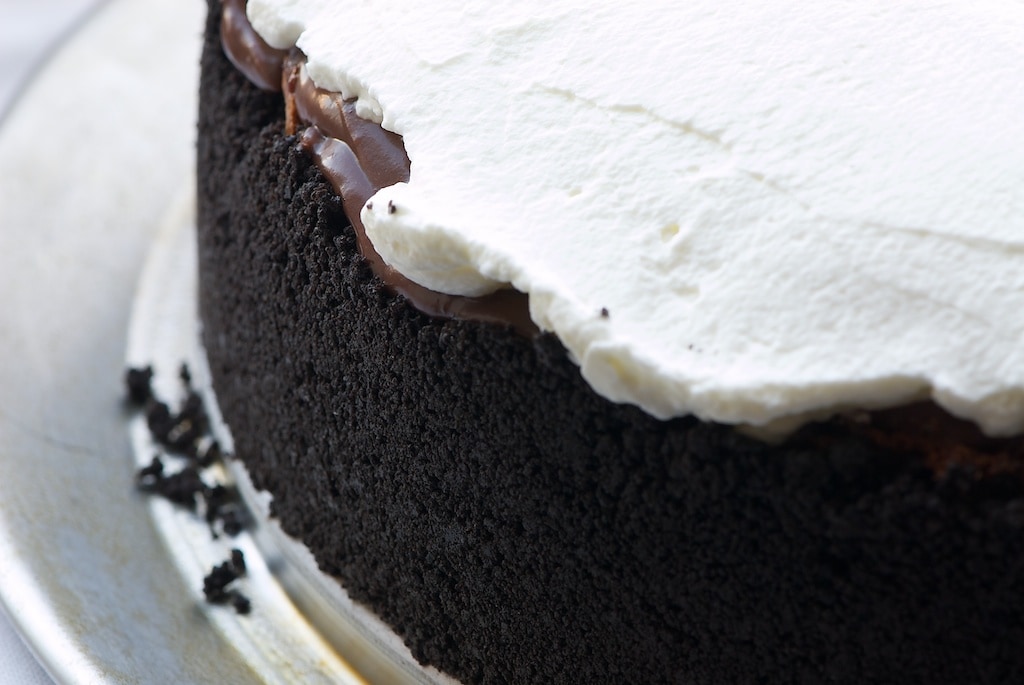 Mississippi Mud Pie is a delicious combination of chocolate, coffee, more chocolate, even more chocolate, and whipped cream. Fabulous! - Bake or Break