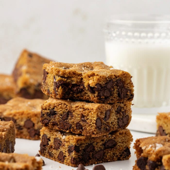 Small Batch Blondies Recipe Bake Or Break