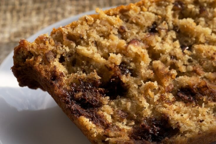 Chocolate Chip Oatmeal Quick Bread