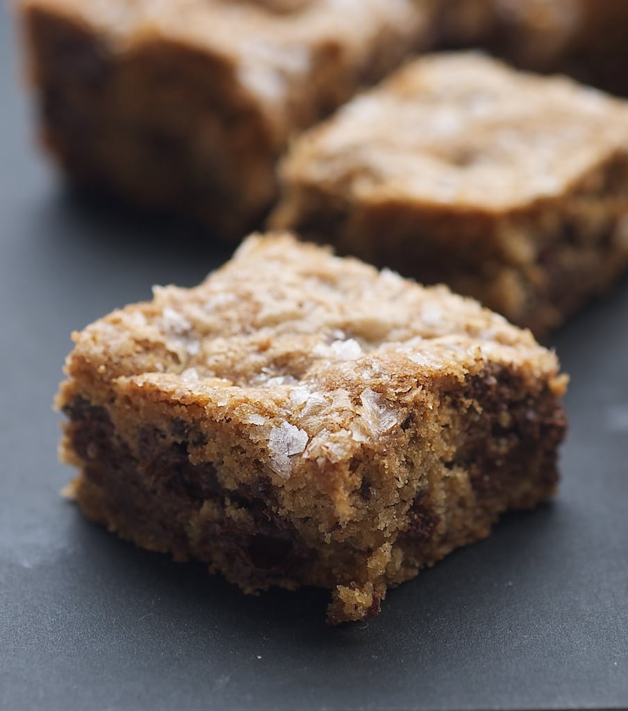 Fleur de Sel Chocolate Chip Blondies