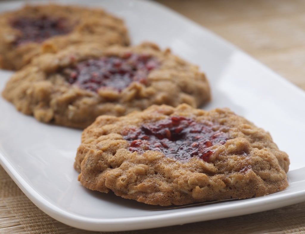 Oatmeal Jammys add a burst of fruit flavor to chewy oatmeal cookies. - Bake or Break