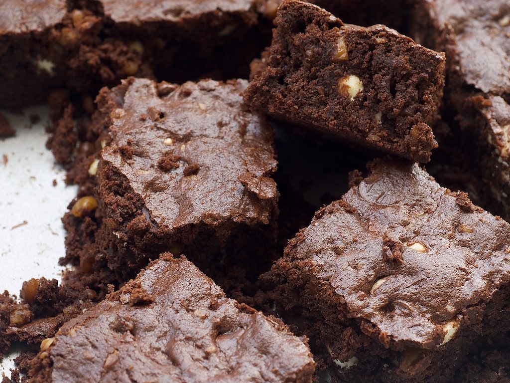 What's better than chocolate? Three kinds of chocolate, of course! Triple Chocolate Brownies at Bake or Break