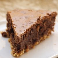 Dress up your brownies with this beautiful and delicious Hazelnut Brownie Tart. - Bake or Break