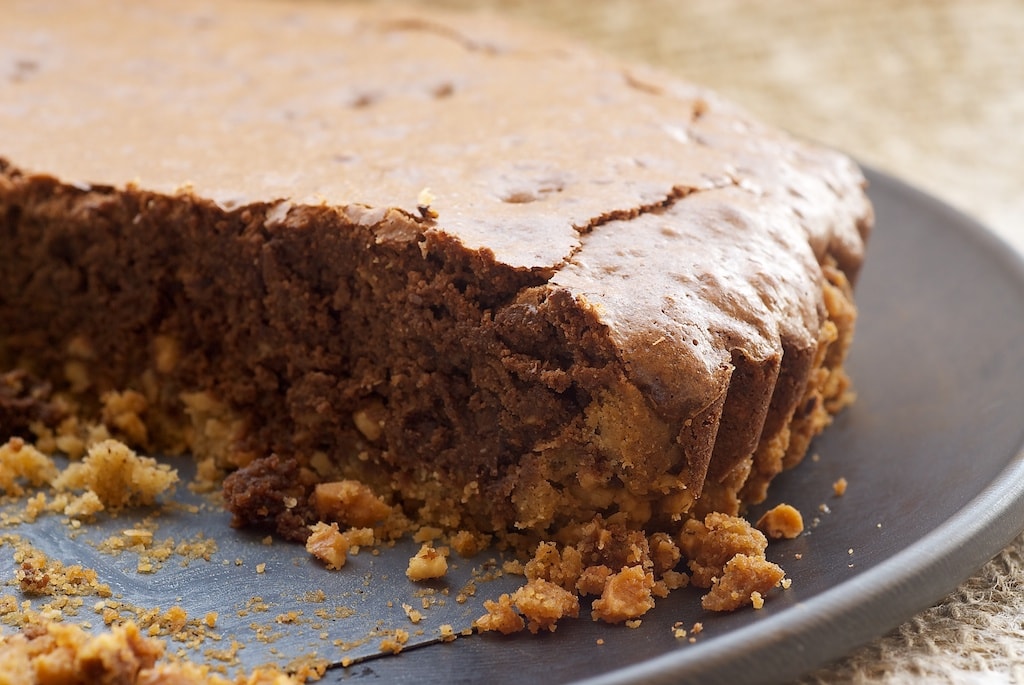 Dress up your brownies with this beautiful and delicious Hazelnut Brownie Tart.