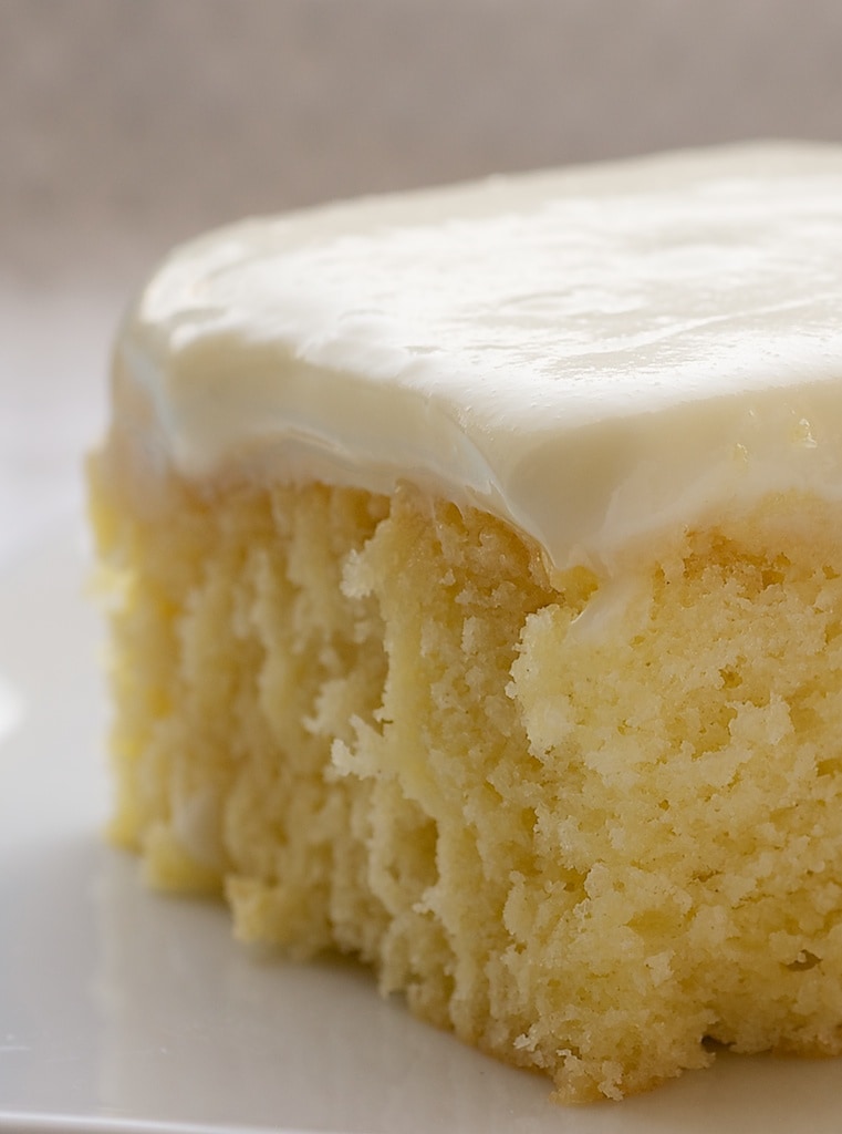 Lemon Poke Cake is a bright, refreshing, delicious cake. It's always a crowd-pleaser! - Bake or Break