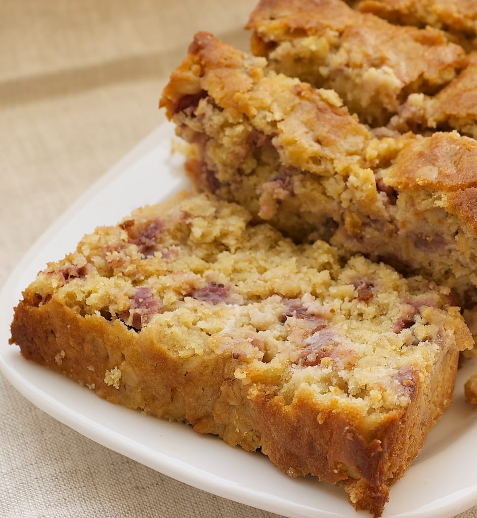 sliced Strawberry Cream Cheese Bread