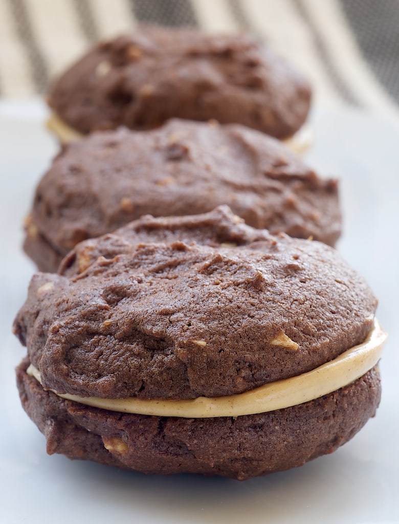 Rich Chocolate-Peanut Butter Sandwich Cookies | Bake or Break