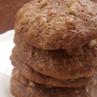 Chocolate Pecan Brownie Cookies are a rich, nutty, delicious cookie-brownie hybrid. - Bake or Break