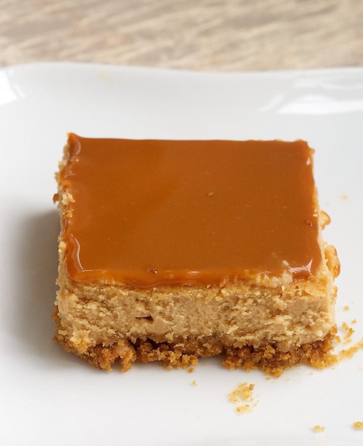 Dulce de Leche Cheesecake Bars
