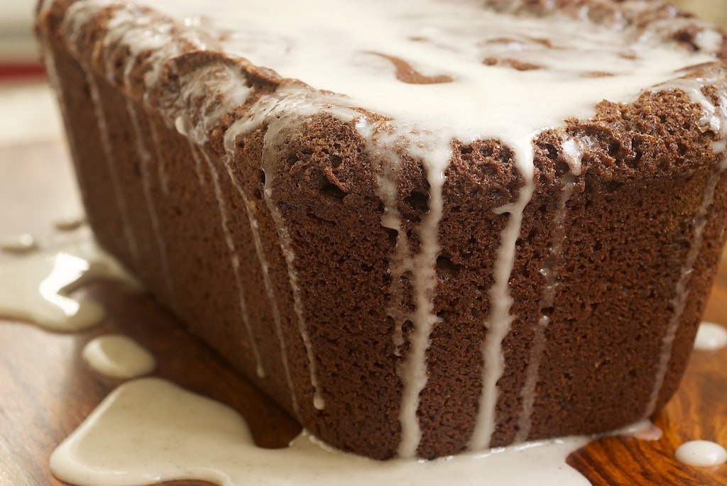 Chocolate Pound Cake with Vanilla Bean Glaze | Bake or Break