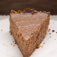 Black Hole Chocolate Cheesecake is a deliciously decadent chocolate dessert with a surprising ingredient. - Bake or Break