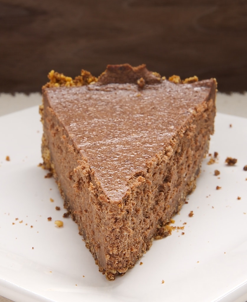 Black Hole Chocolate Cheesecake is a deliciously decadent chocolate dessert with a surprising ingredient. - Bake or Break