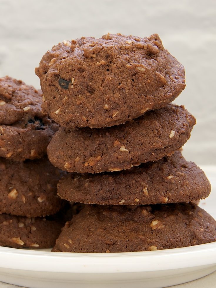 Tart dried cranberries, sweet coconut, and rich chocolate are a winning combination in these Cranberry-Coconut Chocolate Cookies! - Bake or Break