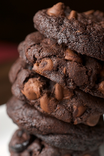 Double Dark Chocolate Cherry Cookies | Bake or Break