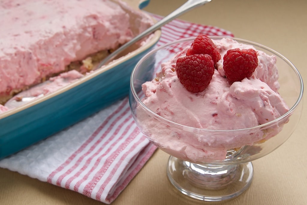 Nutty shortbread and a creamy no-bake raspberry dessert combine to make this cool, fresh Raspberry Shortbread Fool! - Bake or Break