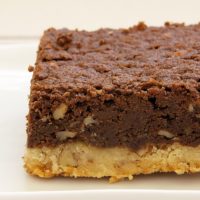 Brownies and shortbread come together in these irresistible Pecan Shortbread Brownies! - Bake or Break