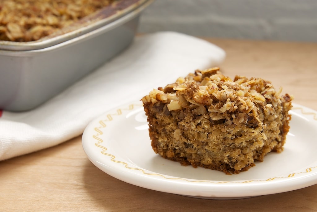 Banana Oatmeal Crumb Cake | Bake or Break