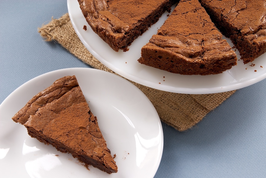 Triple Chocolate Brownie Cake is a simple, delicious way to satisfy your chocolate craving. - Bake or Break