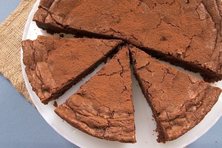 Triple Chocolate Brownie Cake