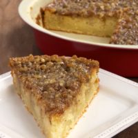 Pecan Pie Coffee Cake is a delicious cake with a layer of pecan pie filling right on top! - Bake or Break