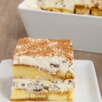 serving of Chocolate Chip Tiramisu