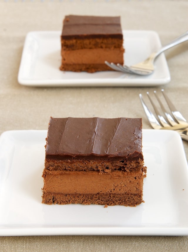 Chocolate cake, chocolate whipped cream, and even more chocolate make this Chocolate Cream Cake absolutely irresistible!