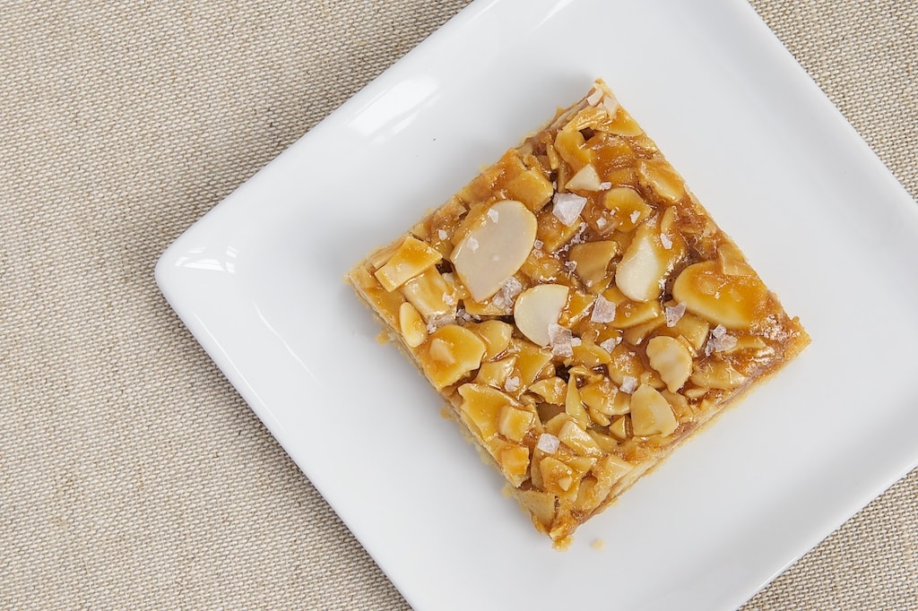 Salted Caramel Almond Bars - Bake or Break