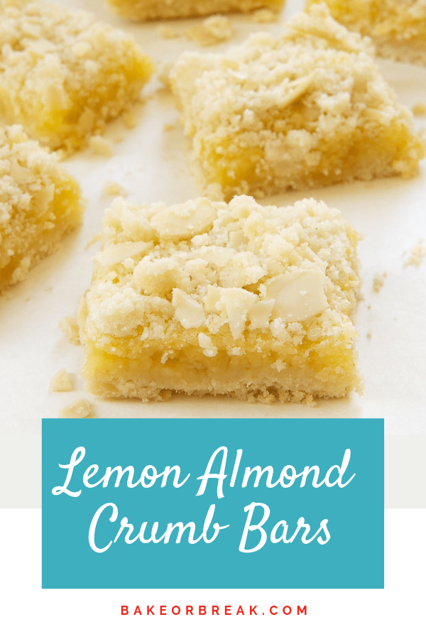 Lemon Almond Crumb Bars