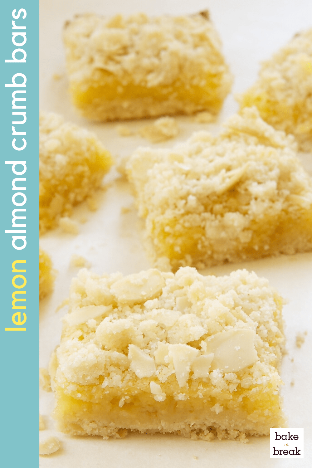 Lemon Almond Crumb Bars