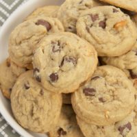 If you love chocolate and peanut butter, you'll love these sweet, nutty Triple Peanut Triple Chocolate Chip Cookies!