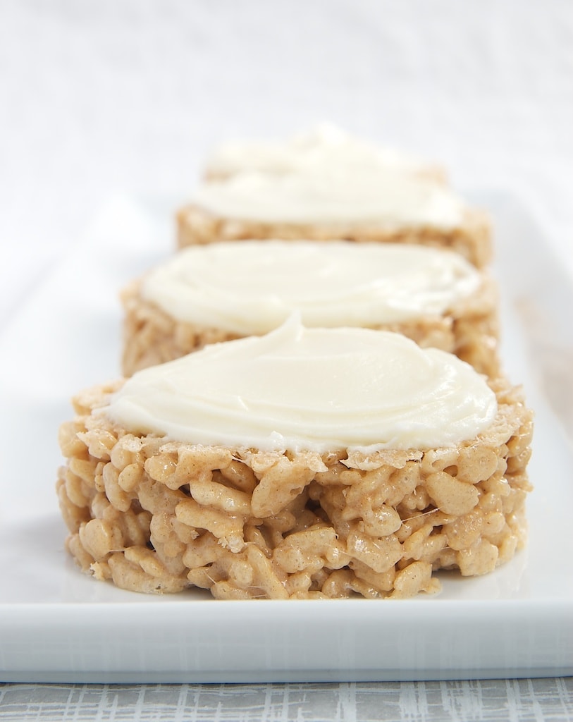 Cinnamon Bun Rice Krispies Treats | Bake or Break