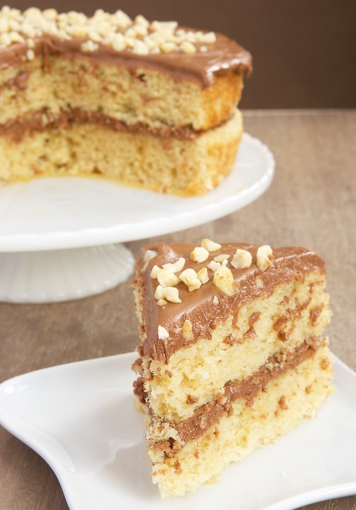 Mocha and hazelnut cake recipe | delicious. magazine