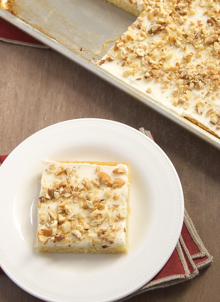 Cardamom Spiced Carrot Sheet Cake with Brown Butter Cream Cheese Frosting -  Big Delicious Life