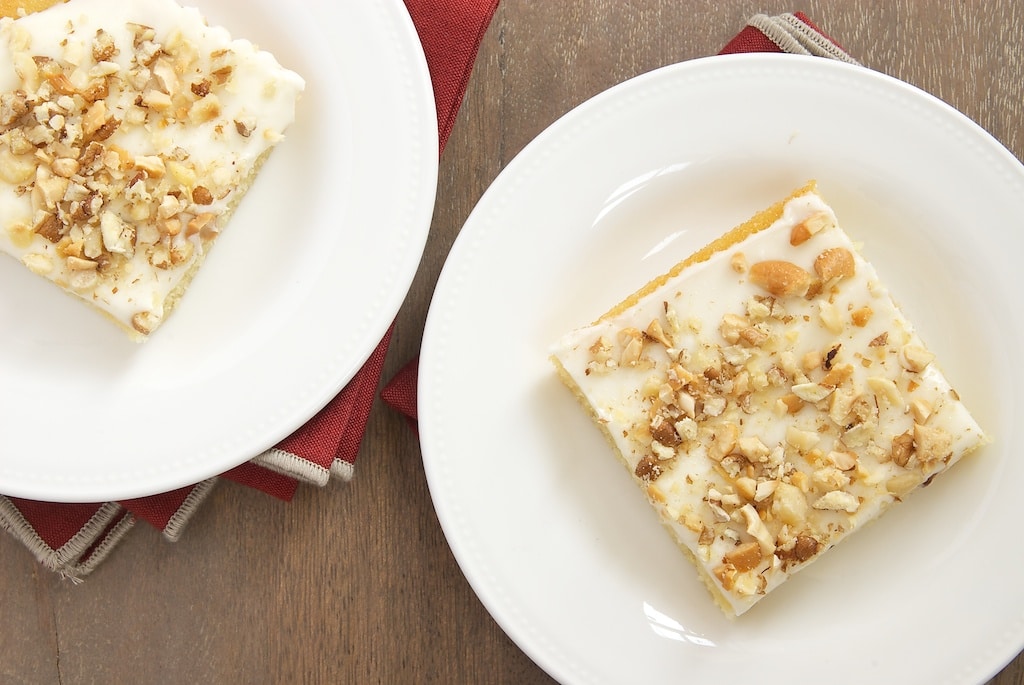 Brown Butter Texas Sheet Cake is a simple one-layer cake that features the wonderful nutty flavor of browned butter.