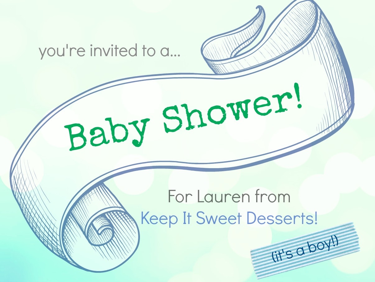 It's a baby shower for Lauren!