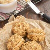 Butterscotch Oatmeal Sandwich Cookies