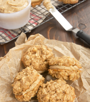 Butterscotch Oatmeal Sandwich Cookies