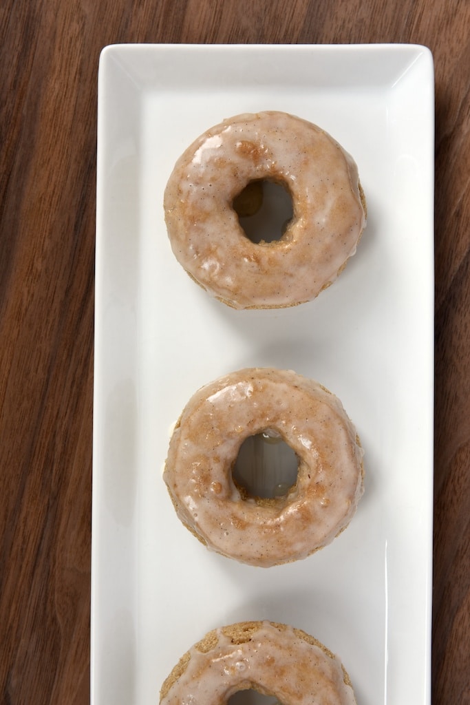 Delicious fall spices make these Spice Cake Doughnuts irresistible!